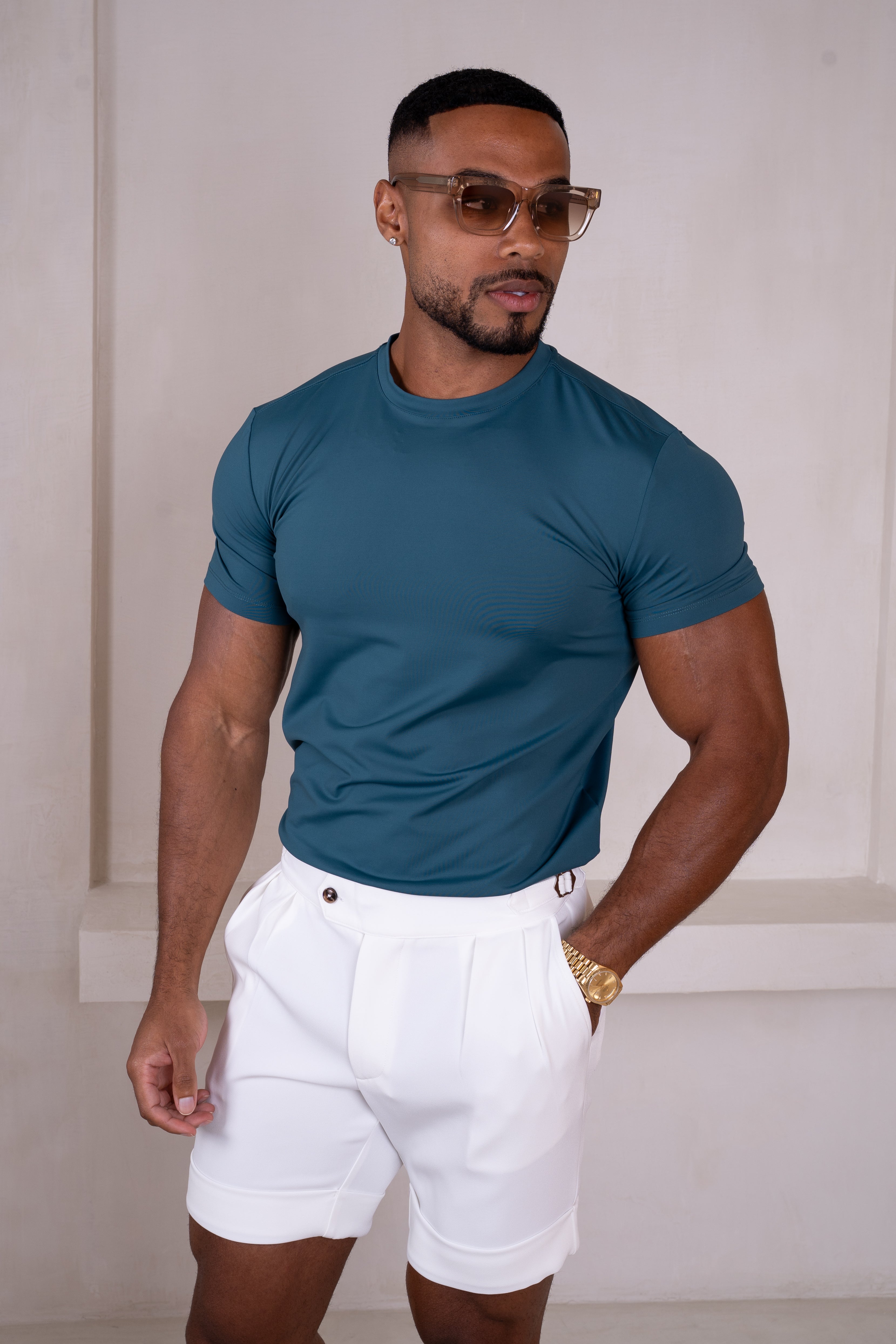 Mercerised Luxe T-Shirt - Teal