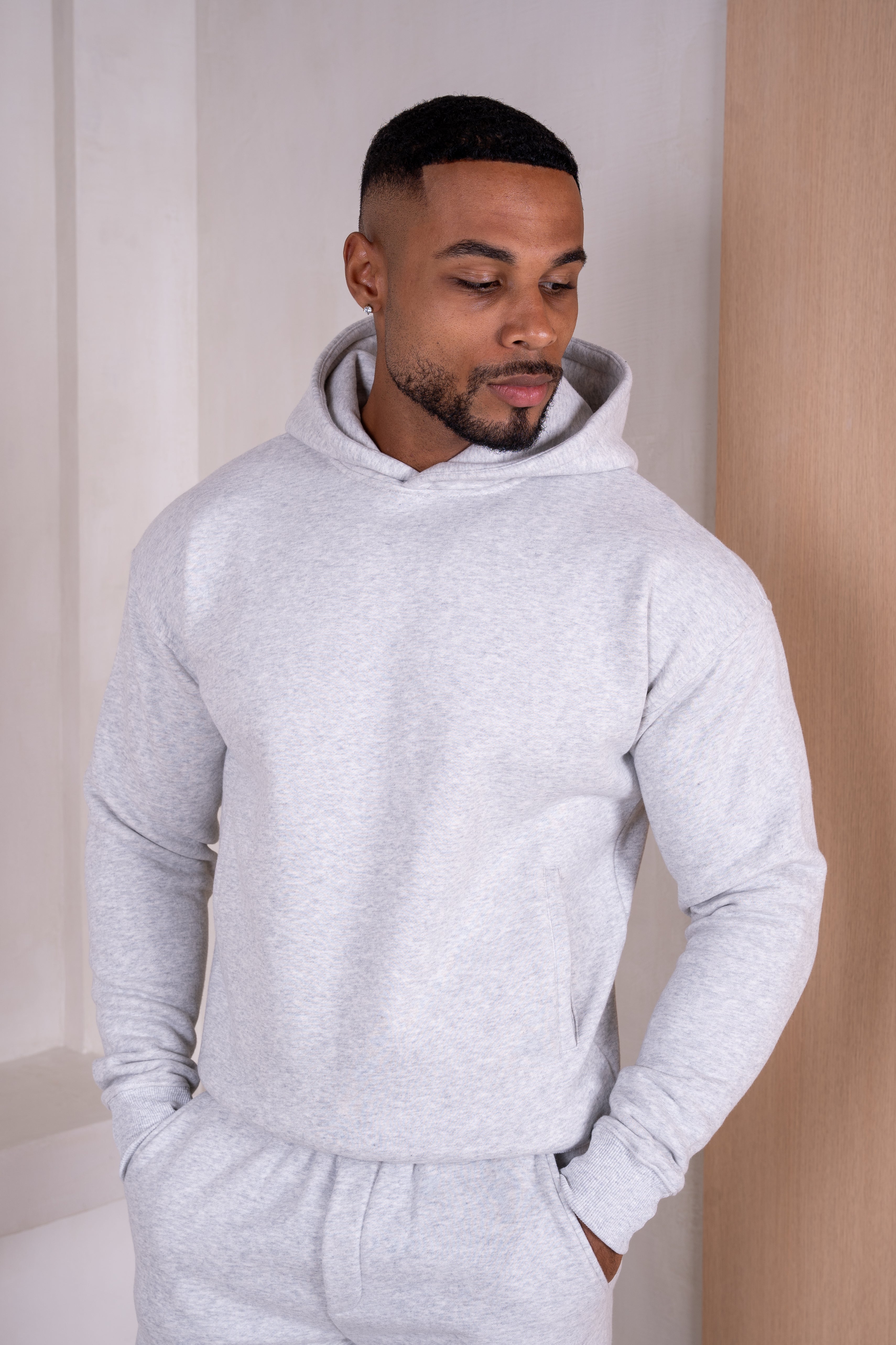 Core Pullover Hoodie - Grey Marl
